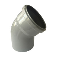 Коліно VSplast 110x45° для внутрішньої каналізації   