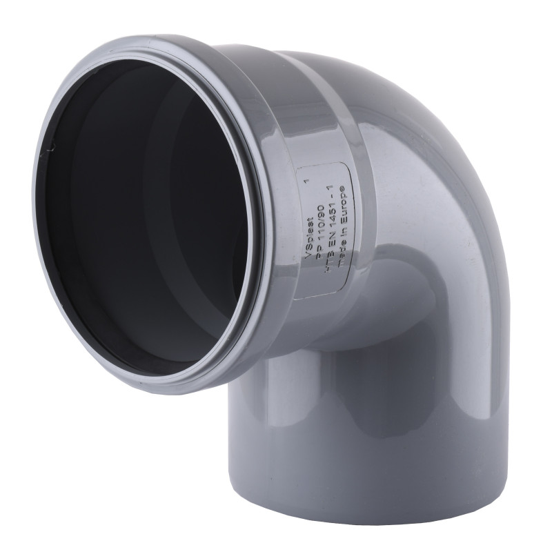 Колено VSplast 110x90° для внутренней канализации