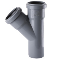 Трійник VSplast 50х50х45° для внутрішньої каналізації   