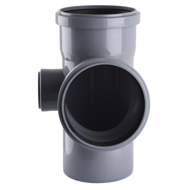 Крестовина VSplast 110х110х50х90° (левая) для внутренней канализации 