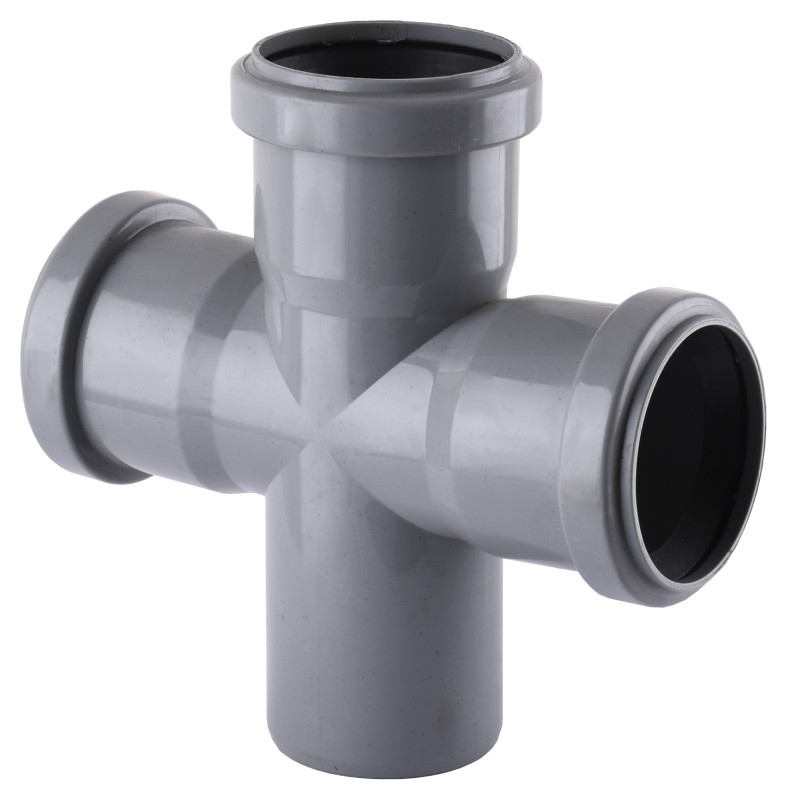 Хрестовина VSplast 50х50х50х90° для внутрішньої каналізації    