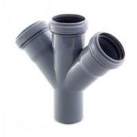 Хрестовина VSplast 50х50х50х45° для внутрішньої каналізації    