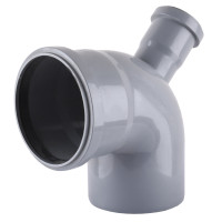 Відведення  VSplast 110x90° ( 50х67° ) для внутрішньої каналізації   