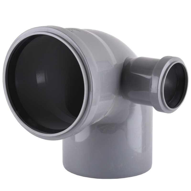 Відведення  VSplast 110х50x90° (50x90° праве) для внутрішньої каналізації   