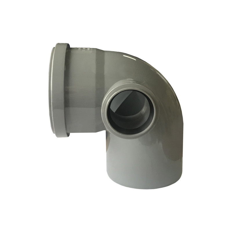 Відведення  VSplast 110х50x90° (50x90° праве) для внутрішньої каналізації   