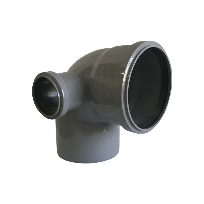 Відведення VSplast 110х50x90° (лiве) для внутрішньої каналізації  