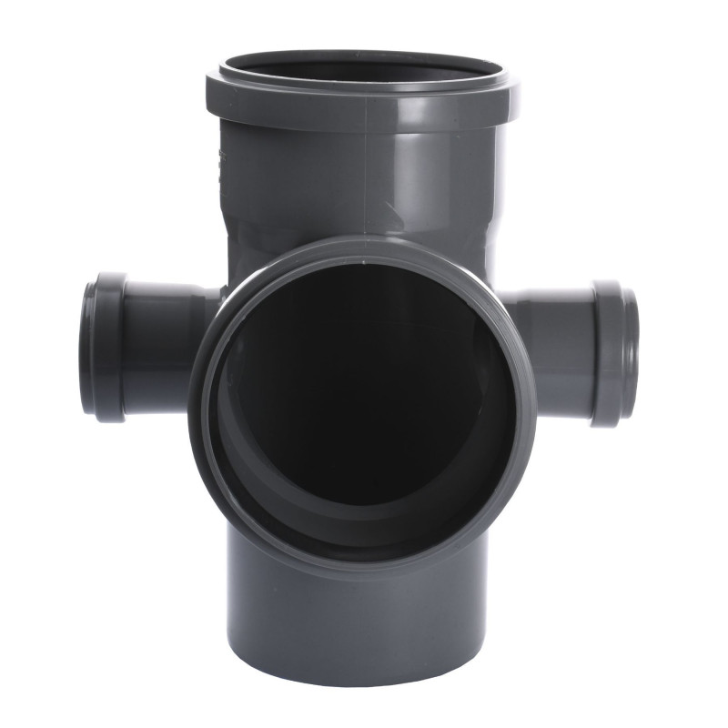 Хрестовина VSplast 110х110х50х50х90° (ліва, права) для внутрішньої каналізації    