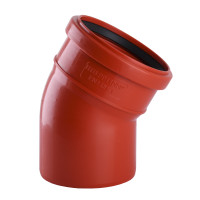 Коліно VSplast 110x30° для зовнішньої каналізації   