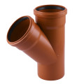 Тройник VSplast 110х110х45° для наружной канализации