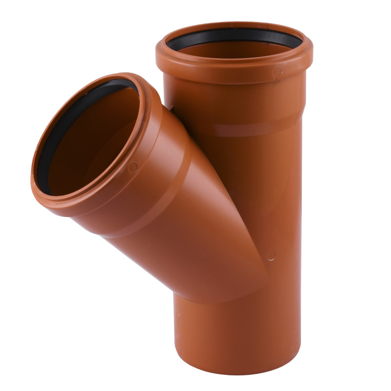 Тройник VSplast 110х110х45° для наружной канализации