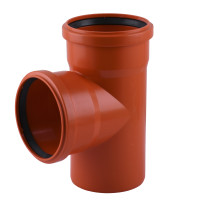 Трійник VSplast 110х110х90° для зовнішньої каналізації  