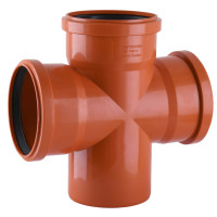 Хрестовина VSplast 110х110х110х90° для зовнішньої каналізації    