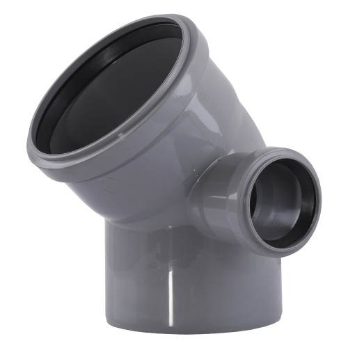 Отвод VSplast 110x100х45 (50х90° правый) для внутренней канализации 