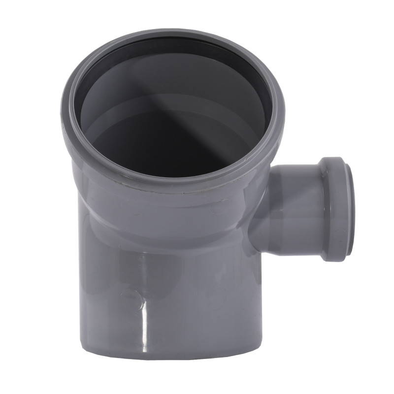 Отвод VSplast 110x100х45 (50х90° правый) для внутренней канализации 