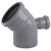 Відведення VSplast H 110x45 (50х90°х270 горизонтальне) для внутрішньої каналізації    