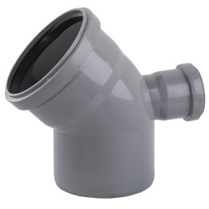 Отвод VSplast H 110x45 (50х90°х270) горизонтальный) для внутренней канализации