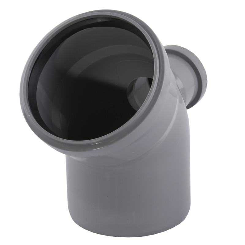 Відведення VSplast H 110x45 (50х90°х270 горизонтальне) для внутрішньої каналізації    