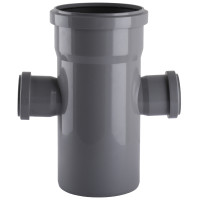 Хрестовина VSplast 110х50х50х90° для внутрішньої каналізації    