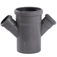 Хрестовина VSplast 110х50х50х45° для внутрішньої каналізації    