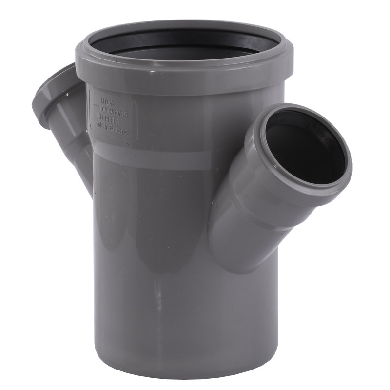 Хрестовина VSplast 110х50х50х45° для внутрішньої каналізації    