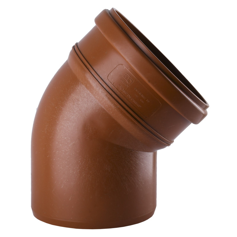 Коліно VSplast 160x45° для зовнішньої каналізації    