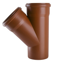 Трійник VSplast 160х160х45° для зовнішньої каналізації   