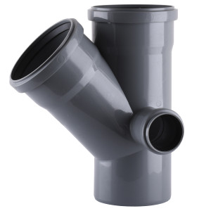 Хрестовина VSplast 110х110х45° (50х90° права) для внутрішньої каналізації     