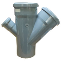 Хрестовина VSplast 110х110х50х45° для внутрішньої каналізації    