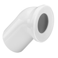 Відведення VIEGA 101718 Ø110 , 45° для унітазу, пластик 