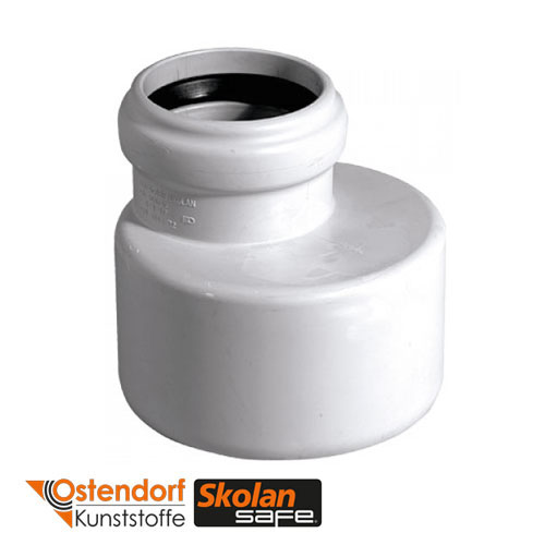 Редукція безшумної каналізації Ostendorf Skolan 58/40 мм на каналізацію HT (332750)