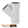 Трійник 45° Ostendorf Skolan 110/110 мм (335200)