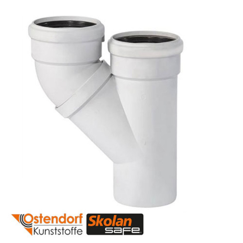 Тройник параллельный Ostendorf Skolan 110/110 мм (335920)
