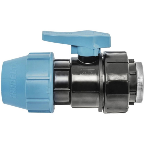 Кран кульовий Unidelta Ø63 x 2" PP-B внутрішнє різьблення