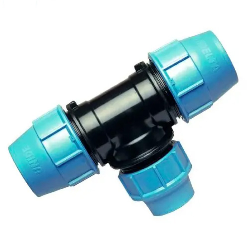 Трійник редукційний Unidelta Ø63 x 32 x 63 PN16 PP-B зовнішнє різьблення		