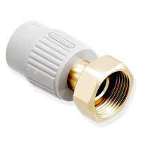 Перехід з металевою вставкою і накидною гайкою Wavin Ekoplastik PPR 20 x 1" SZM02032XX 