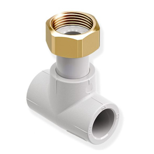 Тройник с накидной гайкой Wavin Ekoplastik PPR 32 x 3/4" STKM03225X