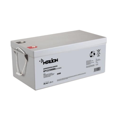 Акумуляторна батарея AGM MERLION GP122500M8, 12V 250 Ah