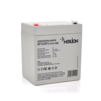 Акумуляторна батарея AGM MERLION GP1245F1, Grey, 12V 4.5 Ah