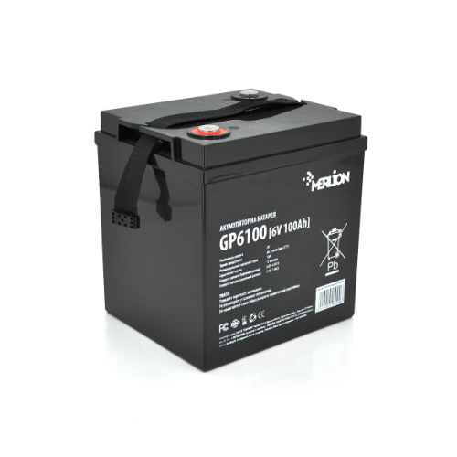Аккумуляторная батарея AGM MERLION GP6100, 6V 100 Ah