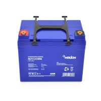 Акумуляторна батарея EURO AGM MERLION MLTS12330M6, Blue (ліворуч), 12V 33 Ah