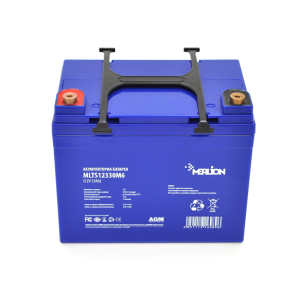 Акумуляторна батарея EURO AGM MERLION MLTS12330M6, Blue (ліворуч), 12V 33 Ah
