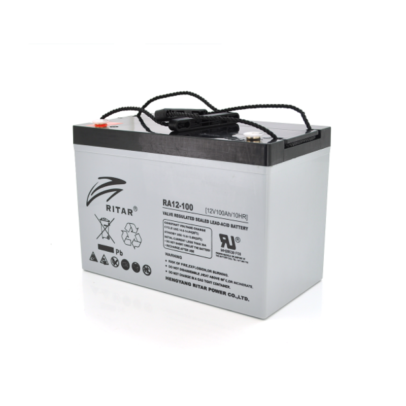 Аккумуляторная батарея AGM RITAR RA12-100S, Gray Case, 12V 100 Ah