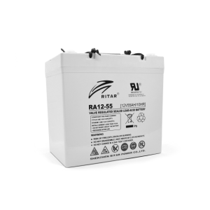 Акумуляторна батарея AGM RITAR RA12-55, Gray Case, 12V 55 Ah