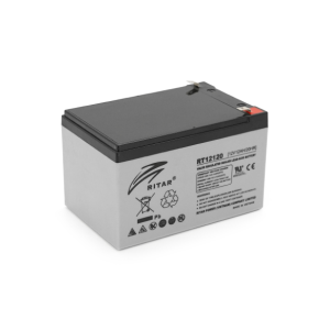 Аккумуляторная батарея AGM RITAR RT12120, Gray Case, 12V 12 Ah