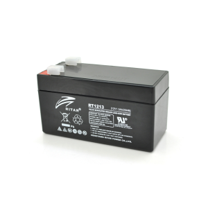 Аккумуляторная батарея AGM RITAR RT1213, Black Case, 12V 1.3 Ah