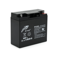 Акумуляторна батарея AGM RITAR RT12180BL5, Black Case, 12V 18 Ah