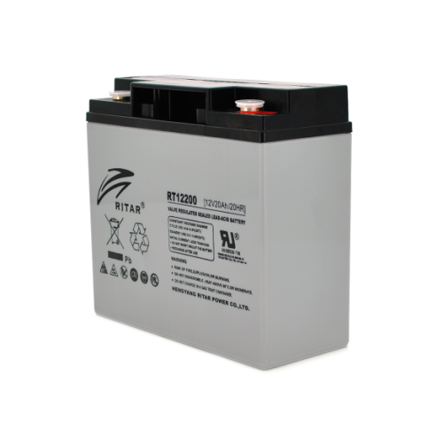 Акумуляторна батарея AGM RITAR RT12200, Gray Case, 12V 20 Ah Акумуляторна батарея AGM RITAR RT12200, Gray Case, 12V 20 Ah