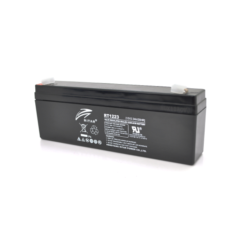 Аккумуляторная батарея AGM RITAR RT1223, Black Case, 12V 2.3 Ah
