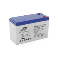 Акумуляторна батарея AGM RITAR RT1290, Gray Case, 12V 9 Ah