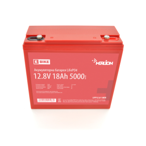 Литий-железо-фосфатный аккумулятор Merlion LFP12.8-18EB, 12,8V 18Ah (230,4 Вт·ч) для электротранспорта